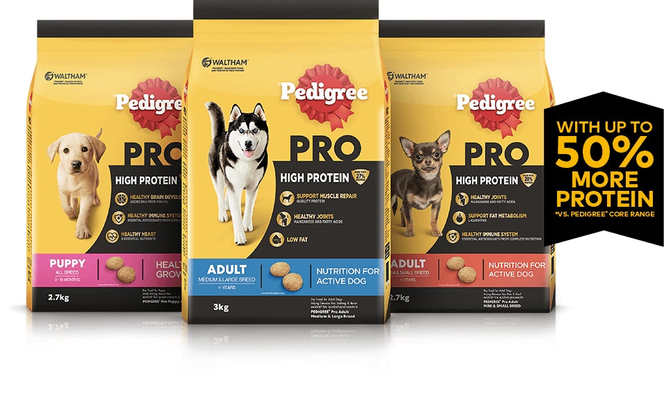 pedigree pro our products hero