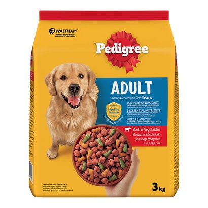 Pedigree® Adult 1+ Years Beef & Vegetables Flavor